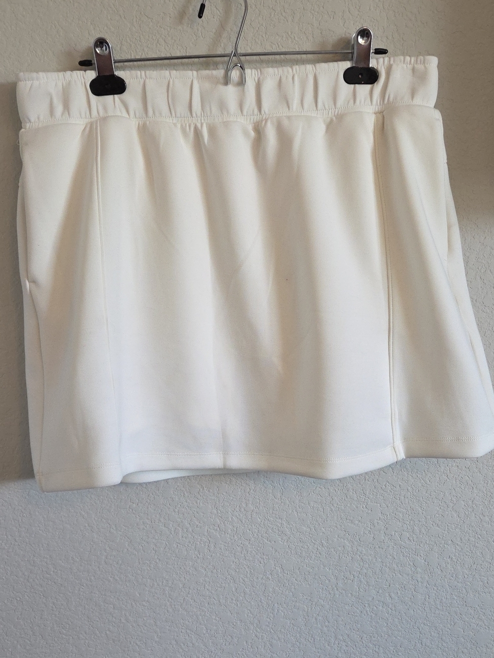 Mondetta Performance Luxury White High Rise Athletic Walking Skort Size L